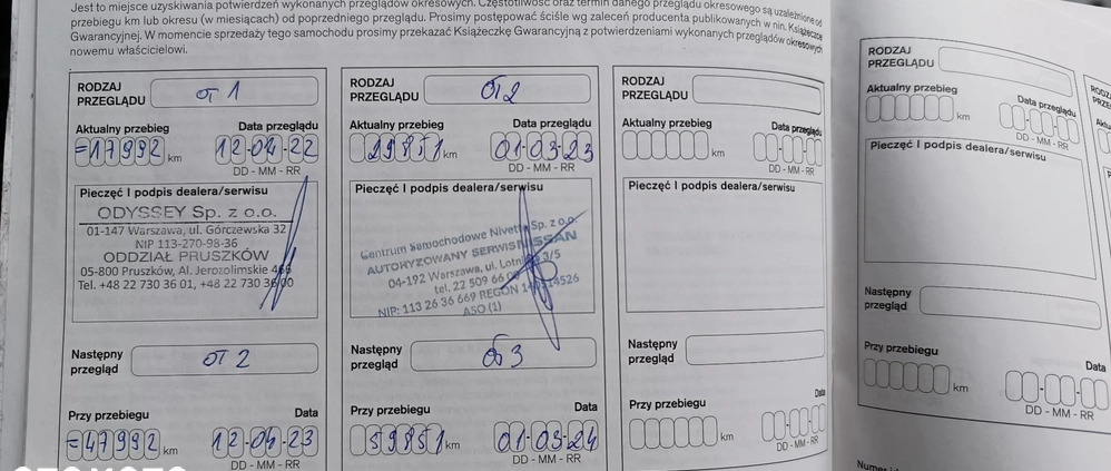 Nissan Qashqai cena 89000 przebieg: 42000, rok produkcji 2021 z Kluczbork małe 211